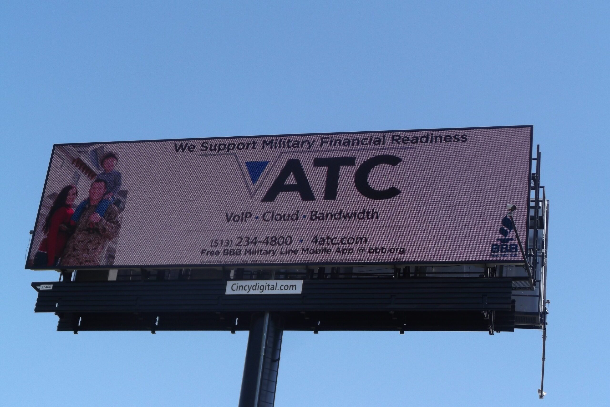 BBB Military ATCBillboard1 - ATC Supports Military Financial Readiness